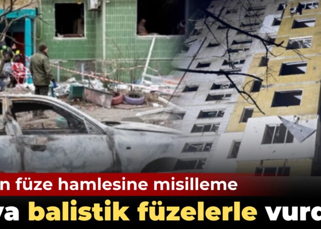 Rusya balistik füzelerle Ukrayna’yı vurdu. Biden’ın füze hamlesine kanlı yanıt